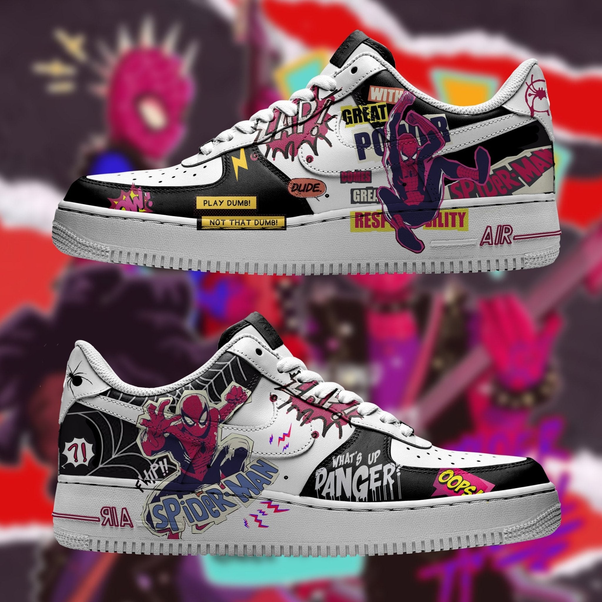 Air Force 1 x Spider Man Comic - Art Force Custom