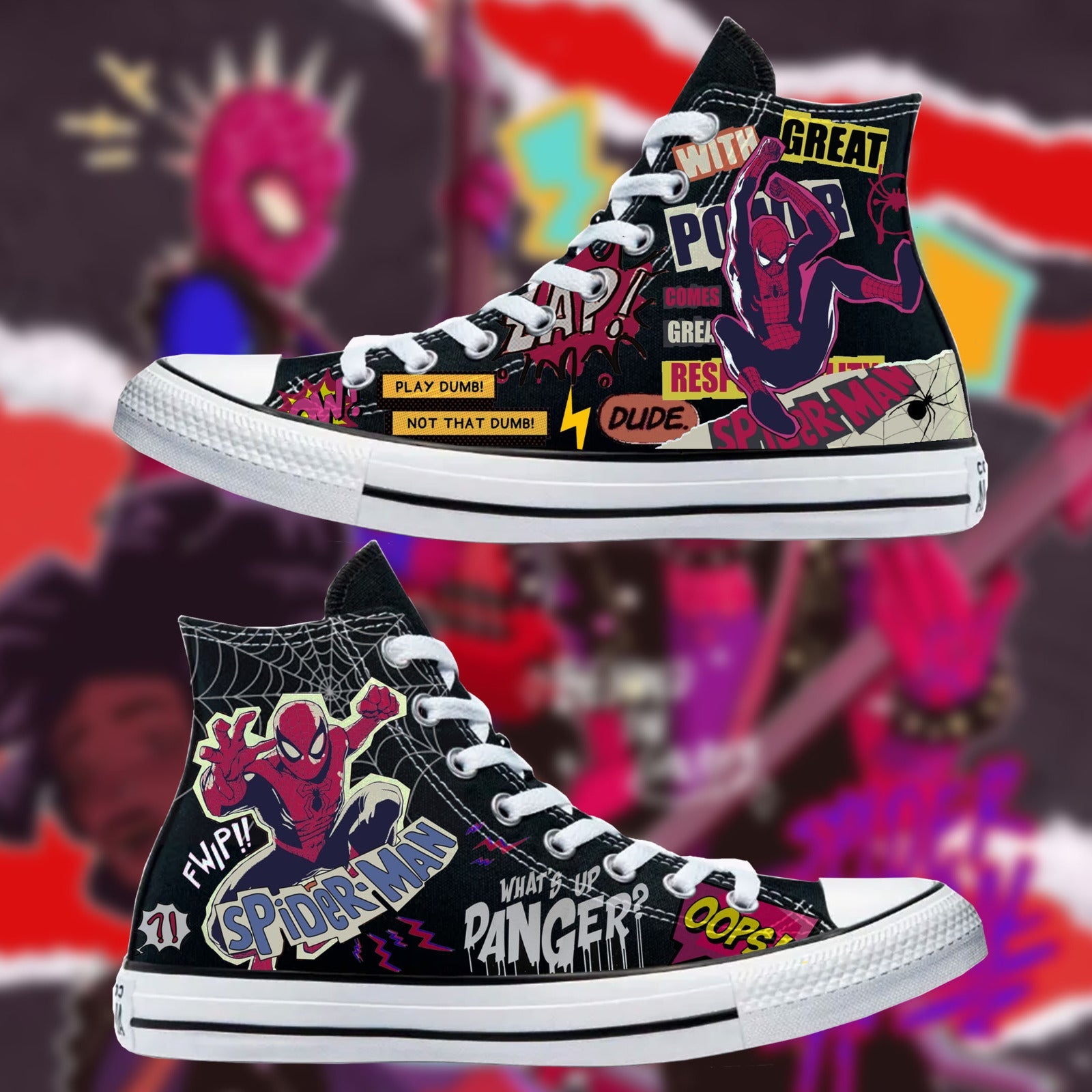 Air Force 1 x Spider Man Comic - Art Force Custom