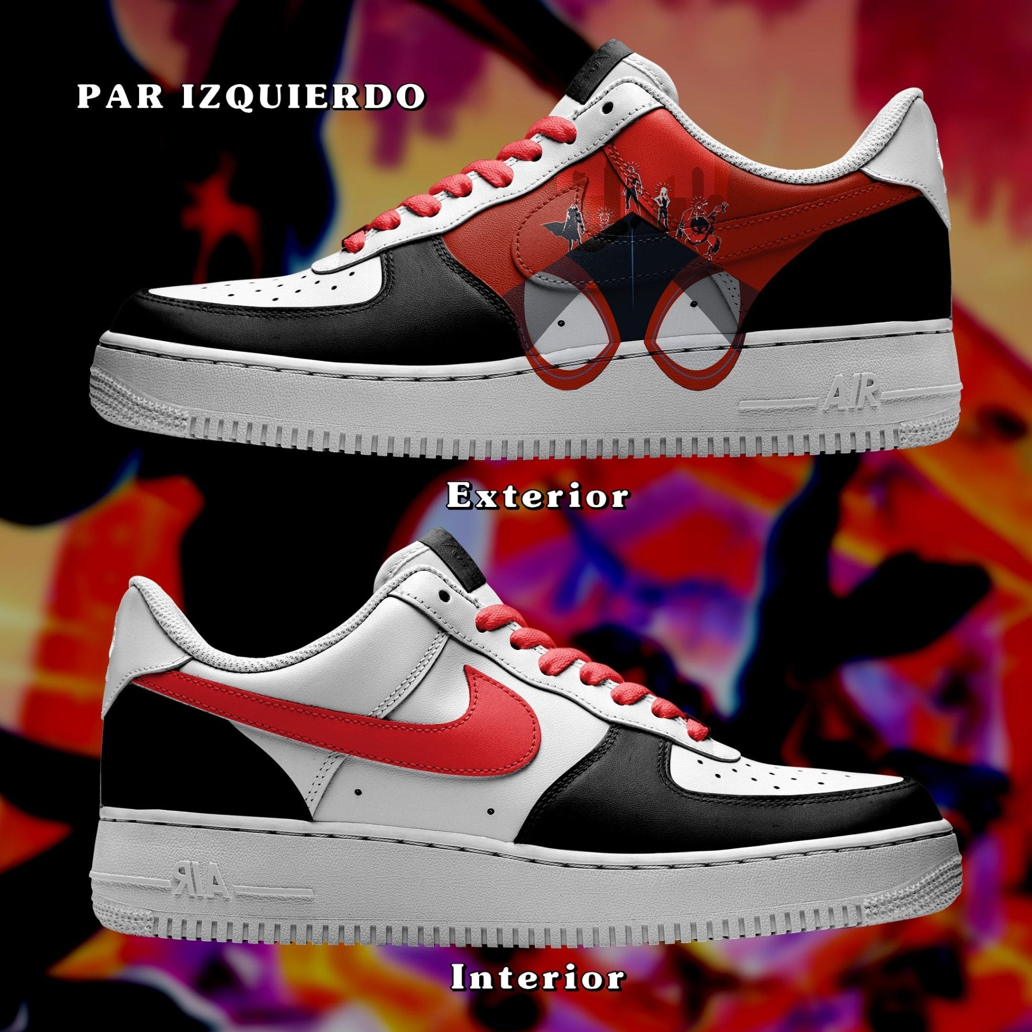 Air Force 1 x Spider Verse - Art Force Custom