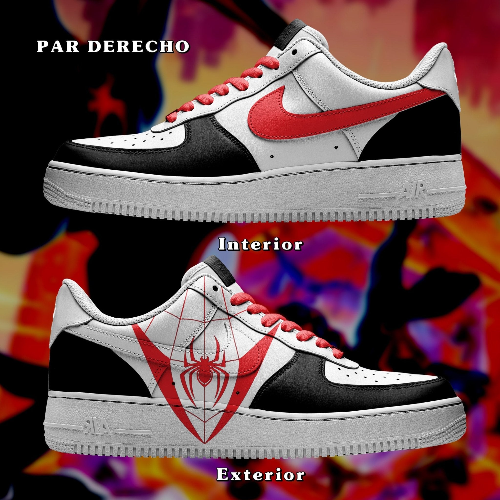 Air Force 1 x Spider Verse - Art Force Custom