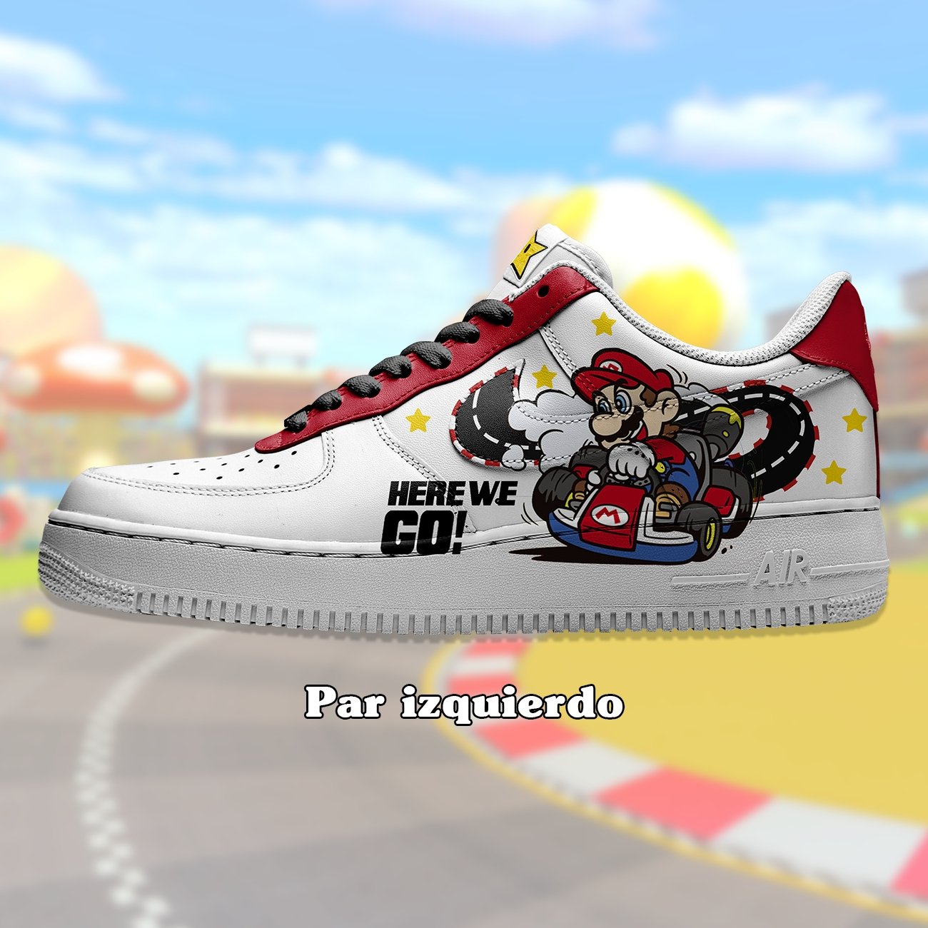 Air Force 1 x Super Mario Kart - Art Force Custom