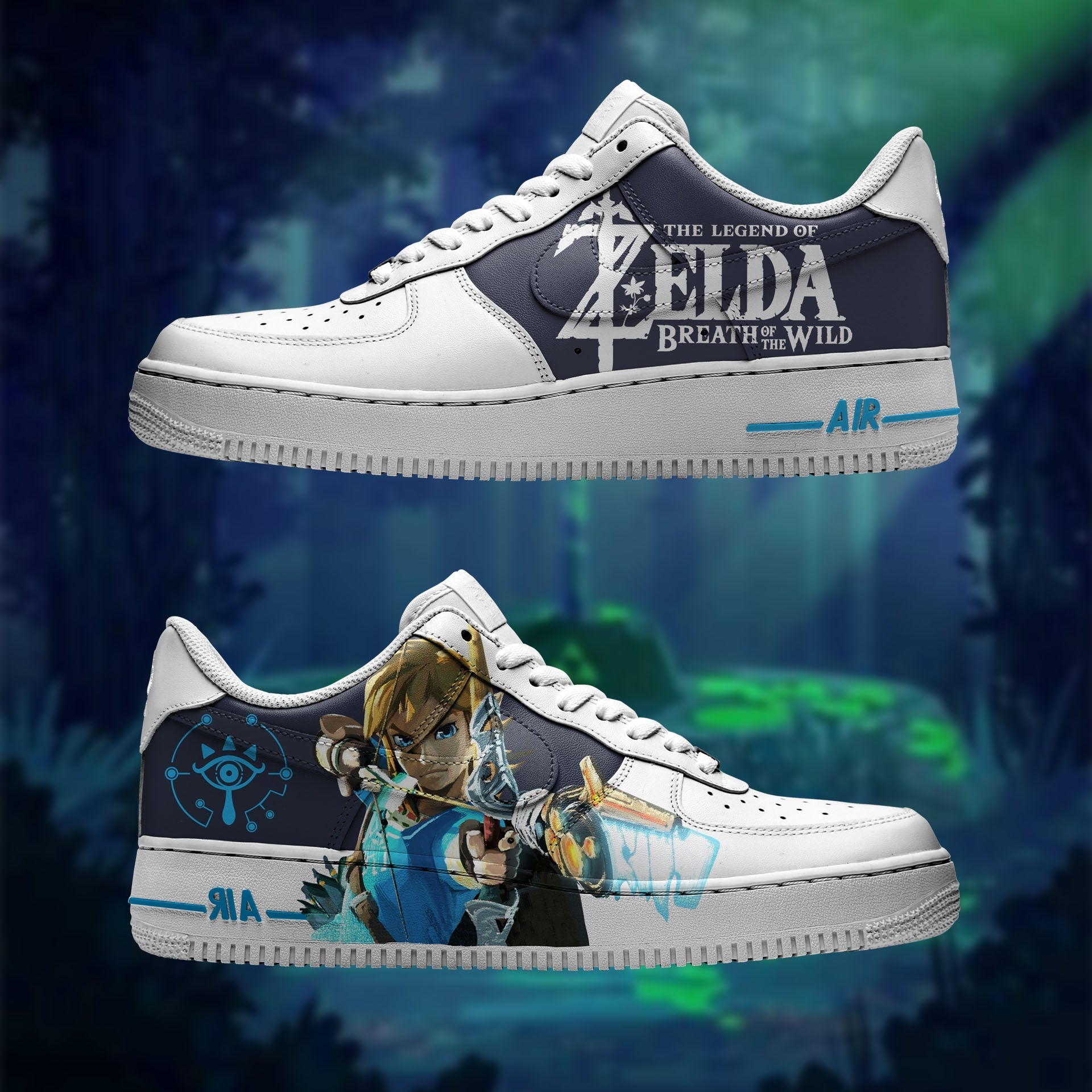 Air Force 1 x Zelda BOTW - Art Force Custom