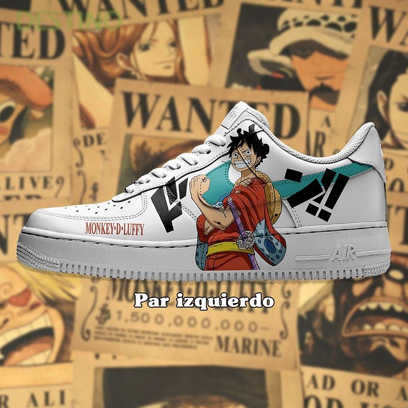 Air Force 1 x Zoro y Luffy swoosh - Art Force Custom