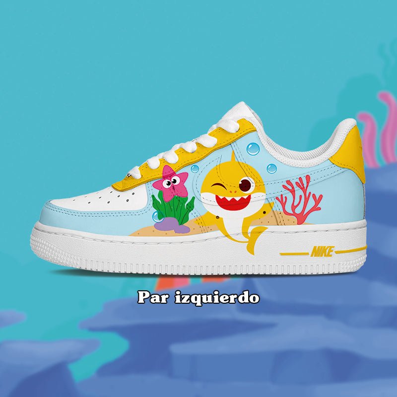 Air Force1 Niños - Baby Shark - Art Force Custom