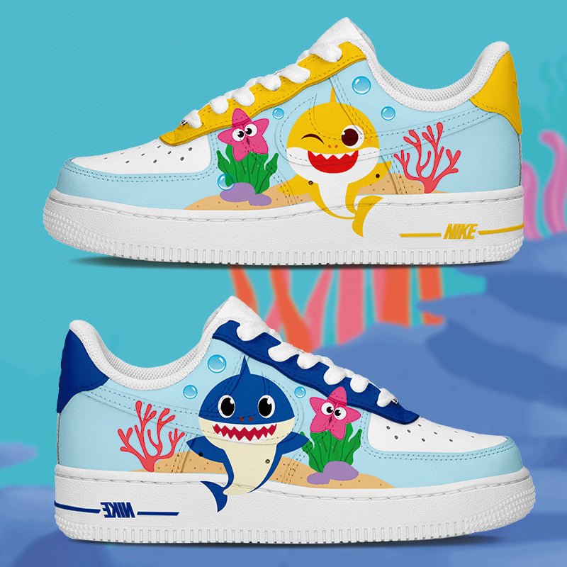 Air Force1 Niños - Baby Shark - Art Force Custom