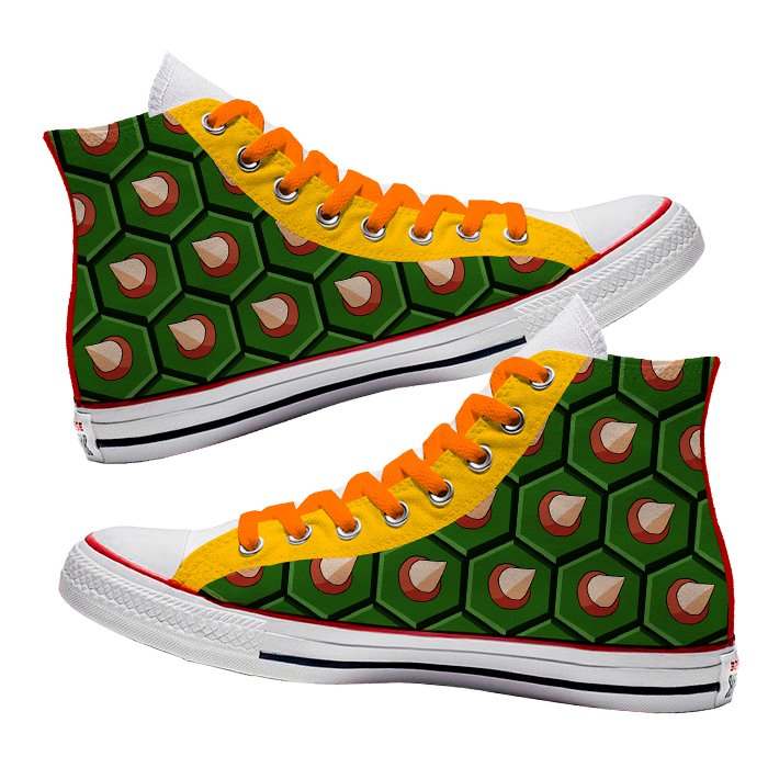 Converse x Bowser - Art Force Custom