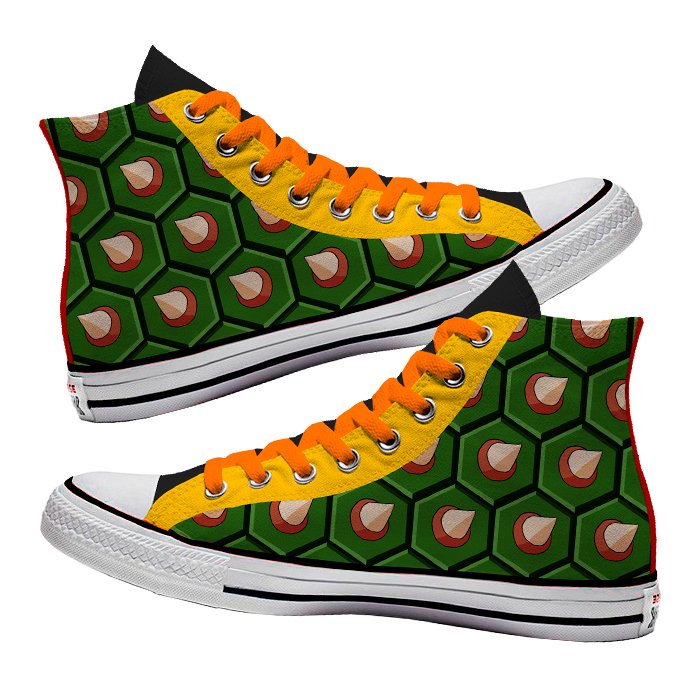 Converse x Bowser - Art Force Custom