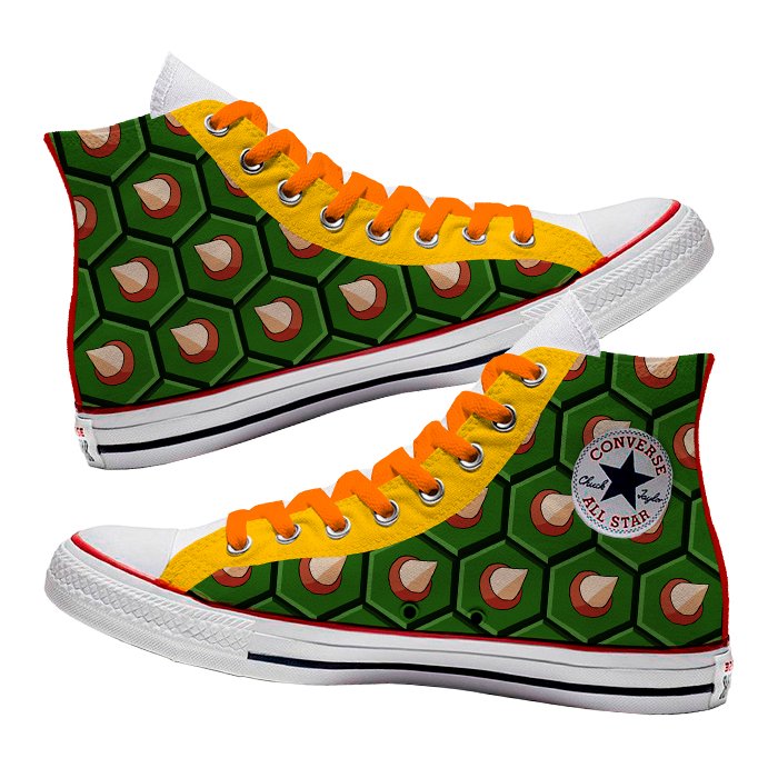 Converse x Bowser - Art Force Custom