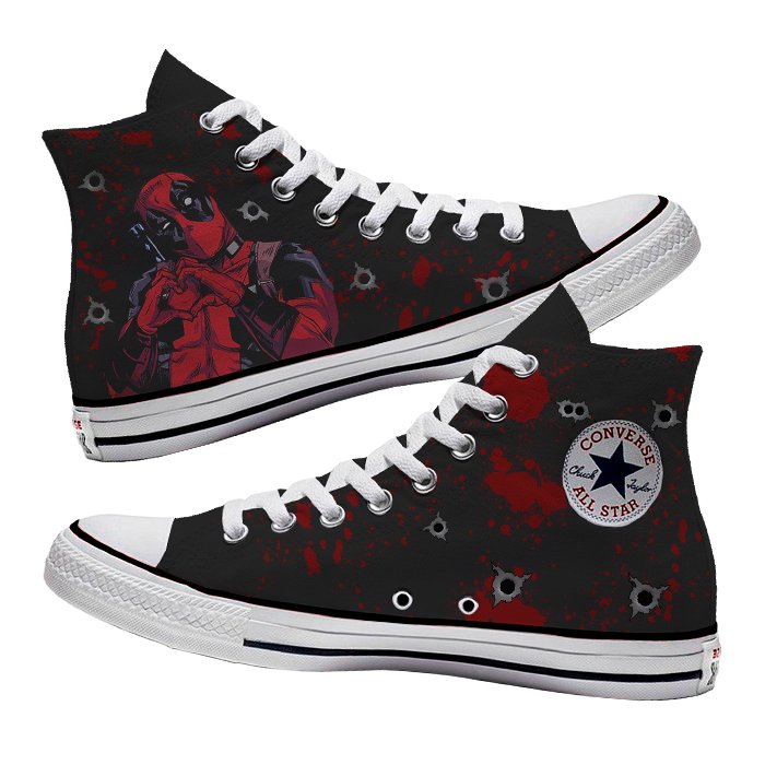 Converse x Deadpool - Art Force Custom