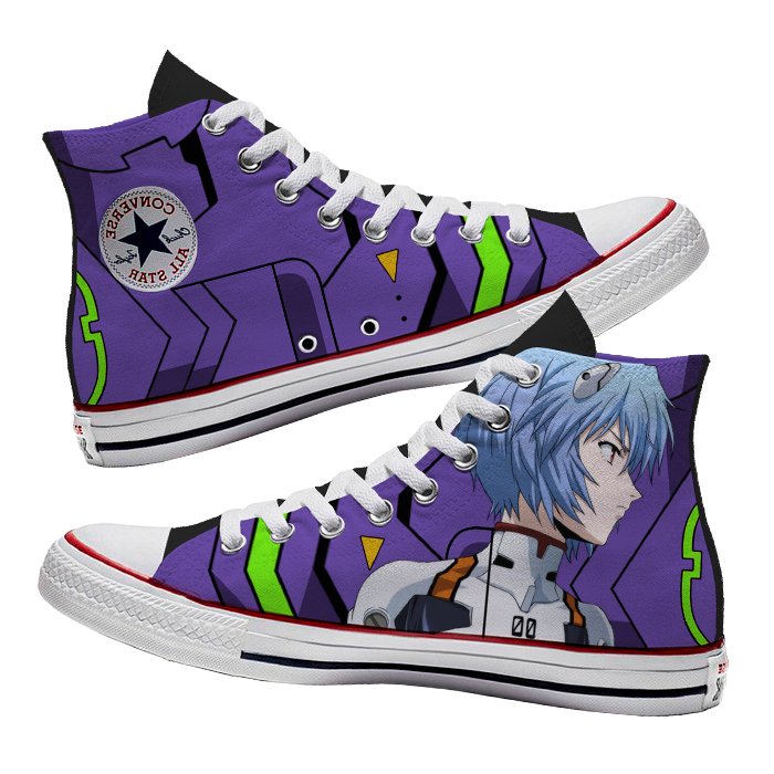 Converse x Evangelion - Art Force Custom