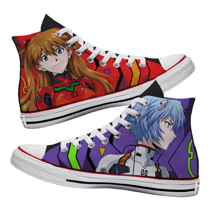 Converse x Evangelion - Art Force Custom