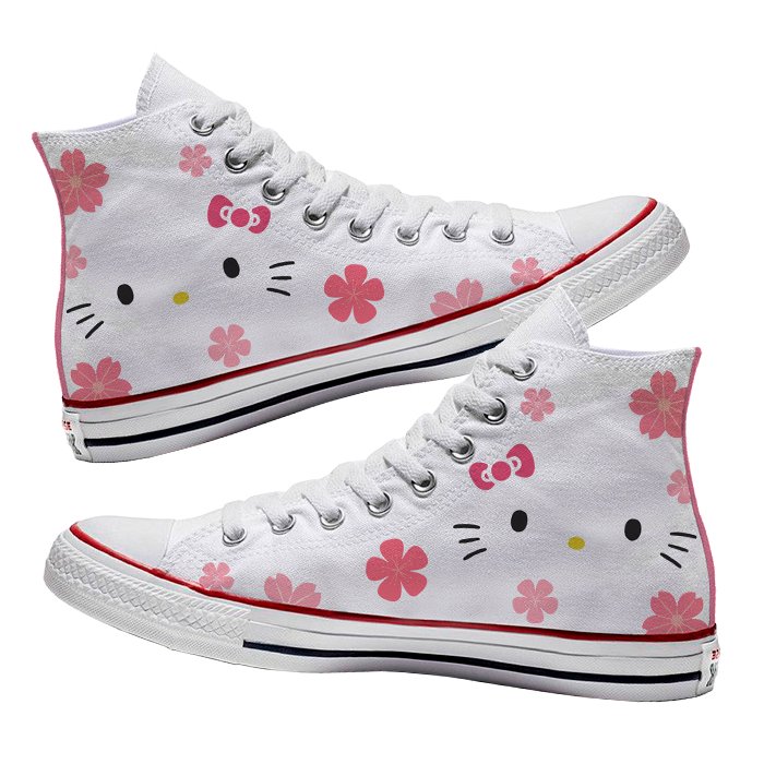 Converse x Hello Kitty Flores - Art Force Custom