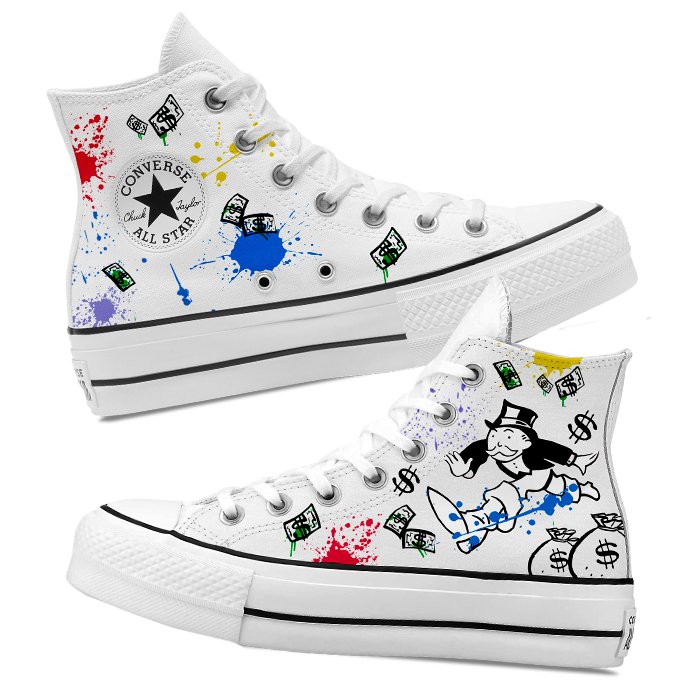 Converse x Monopoly - Art Force Custom