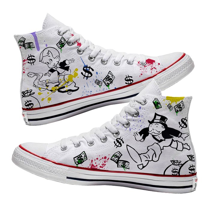 Converse x Monopoly - Art Force Custom