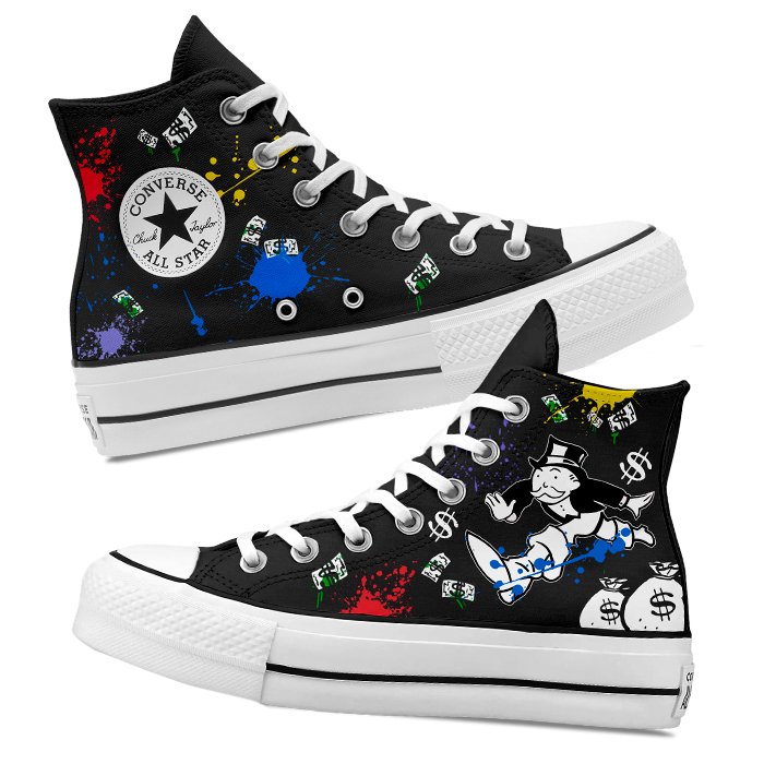 Converse x Monopoly - Art Force Custom