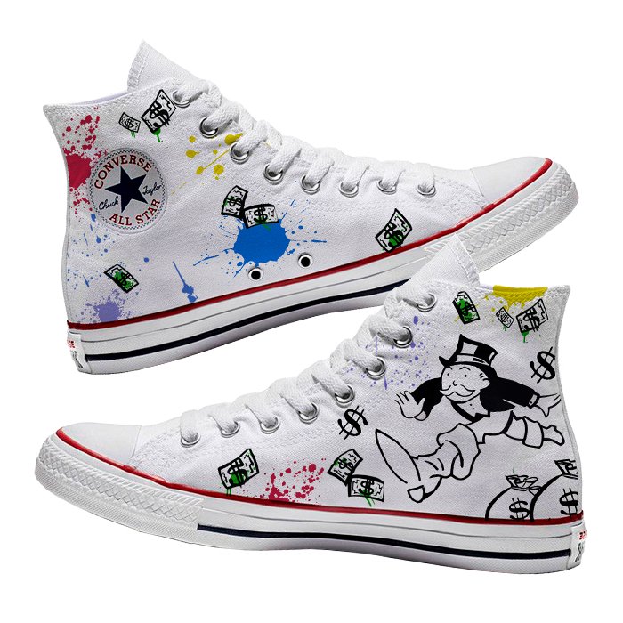 Converse x Monopoly - Art Force Custom