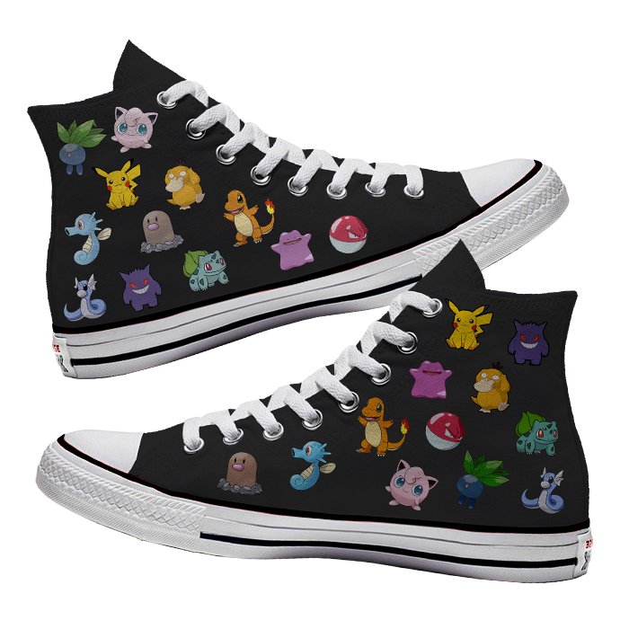 Converse x Pokemon - Art Force Custom