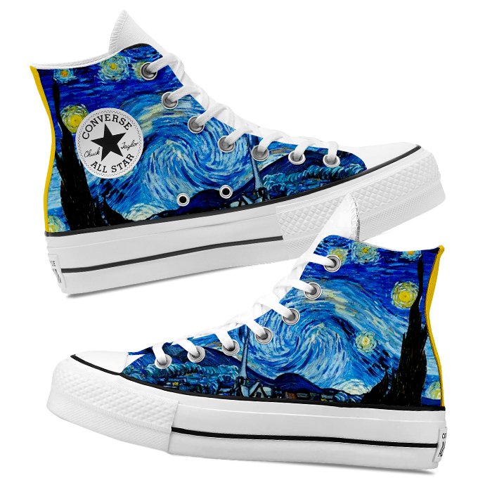 Converse x Van Gogh - Art Force Custom