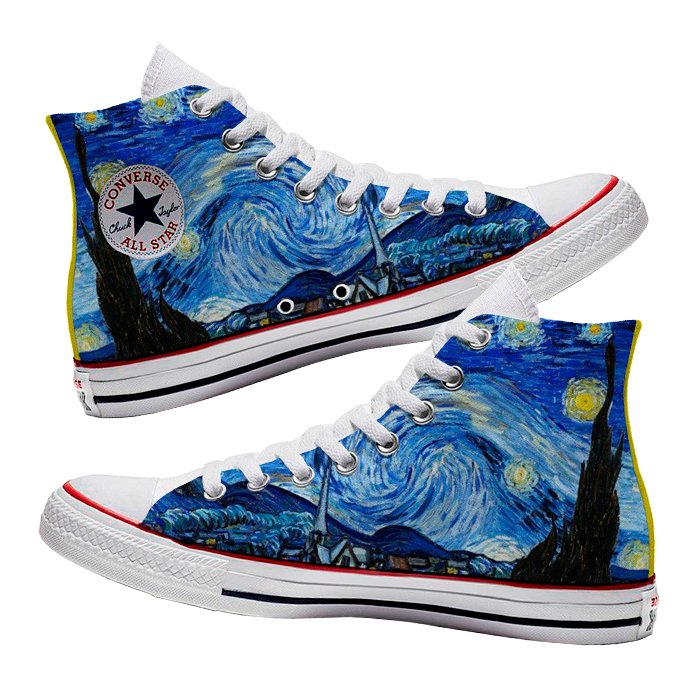 Converse x Van Gogh - Art Force Custom