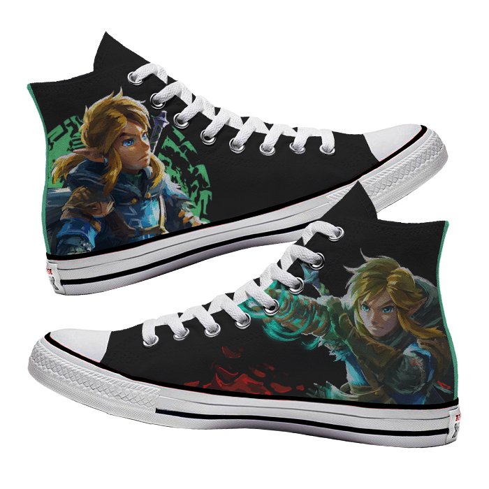 Converse x Zelda TOTK - Art Force Custom